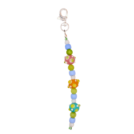 Pastel Beaded Bag Charm