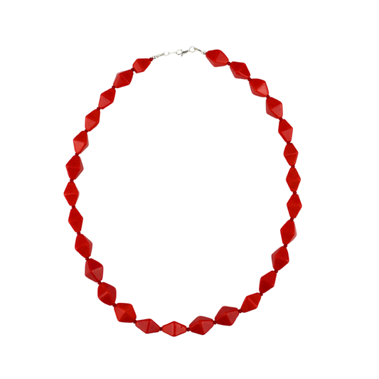 Red Beaded Necklace