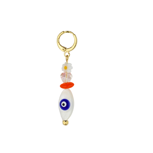 Evil Eye Stacking Hoop